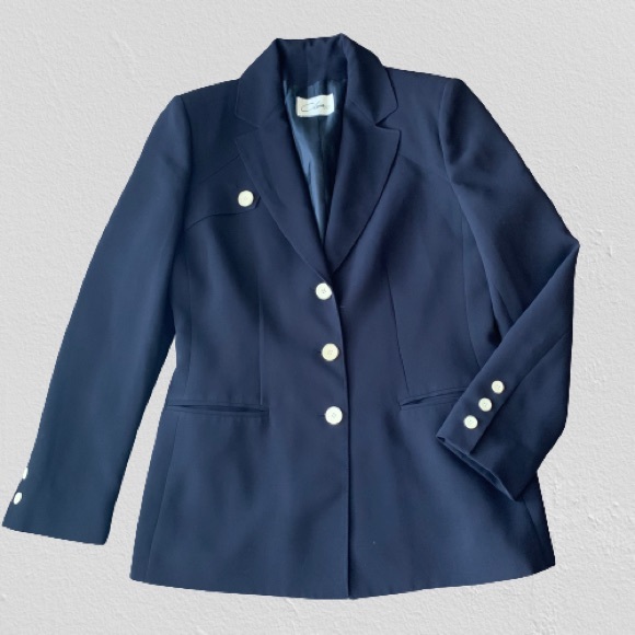 Claire Paris Navy Vintage Blazer - Picture 4 of 13